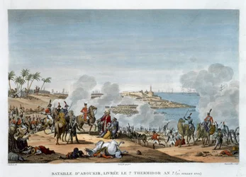La battaglia di Aboukir, 7 Termidoro, Anno 7, 25 luglio 1799