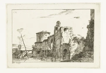 Forte e un ponte sul fiume