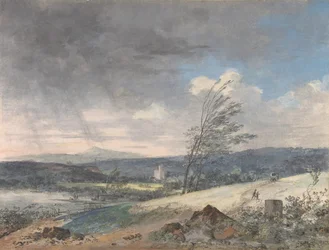 Paesaggio ventoso