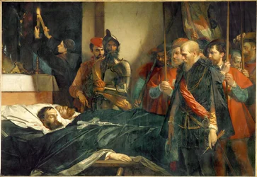 Ultimi onori tributati ai conti di Egmont e Hoorn dal Gran Maestro di Bruxelles (dipinto su tela)