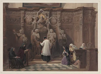 Confessionale, Chiesa di San Paolo, Anversa