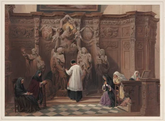 Confessionale, Chiesa di San Paolo, Anversa, 1838