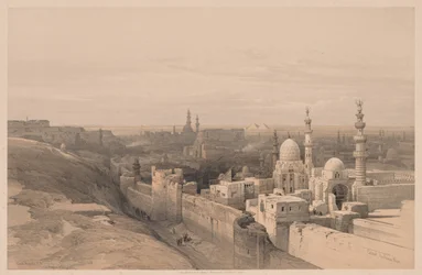 Egitto e Nubia: Volume III - No. 26, Il Cairo, vista verso ovest, 1838