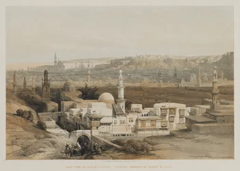Egitto e Nubia, Volume III: Il Cairo dalla Porta di Citzenib, verso il deserto di Suez, 18