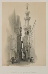 Egitto e Nubia, Volume III: Il Minareto della Moschea El Rhamree