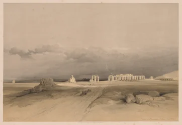 Egitto e Nubia: Volume II - No. 8, Rovine del Memnonium, Tebe, 1838