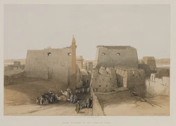 Egitto e Nubia, Volume II: Grande Ingresso al Tempio di Luxor
