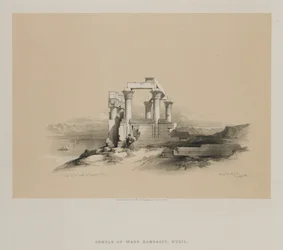 Egitto e Nubia, Volume II: Rovine del Tempio di Kardeseh, Nubia, 1848