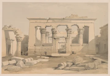 Egitto e Nubia: Volume I - N. 28, Portico del Tempio di Kalabsha