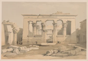 Egitto e Nubia: Volume I - No. 28, Portico del Tempio di Kalabsha, 1838