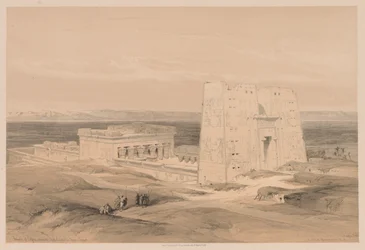 Egitto e Nubia: Volume I - N. 34, Tempio di Edfou. Antica Apollinopoli, Alto Egitto