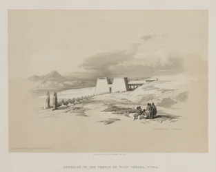 Egitto e Nubia, Volume I: Accesso al Tempio di Wady Saboua, Nubia