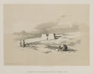 Egitto e Nubia, Volume I: Avvicinamento al Tempio di Wady Saboua, Nubia, 1847