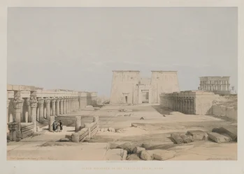 Egitto e Nubia, Volume I: Grande approccio al Tempio di Philae, Nubia, 1847