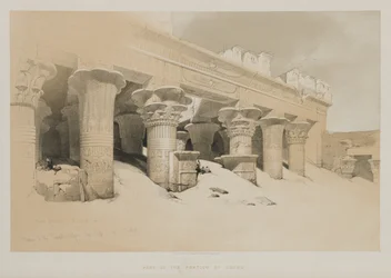 Egitto e Nubia Volume I: Portico del Tempio di Edfou, Alto Egitto