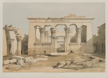 Egitto e Nubia, Volume I: Portico del Tempio di Kalabshe, 1847