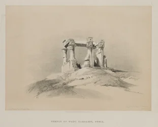 Egitto e Nubia, Volume I: Tempio di Wady Kardassy in Nubia, 1846
