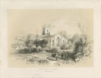 Chiesa di Handsworth: litografia, nd [1806-1885]
