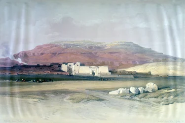Medinet Abou, Tebe, 8 dicembre 1832, Egitto