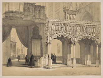 Schizzi in Belgio e Germania, Prima Serie, Schermo nella cattedrale di San Pietro, Lovanio