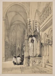 Schizzi in Belgio e Germania, Prima Serie, Il pozzo sacro nella cattedrale di Ratisbona