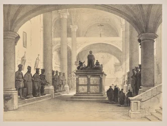 Schizzi in Belgio e Germania, Prima Serie, Tomba di Massimiliano I, Innsbruck