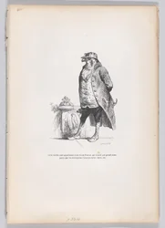 Questo vecchio cortile apparentemente ha un vecchio falco... da Scene dalla vita privata e pub..., ca. 1837-47