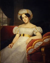 Ritratto della principessa Natalya Stepanovna Golitsyna, nata contessa Apraksina 1794-1890, 1824