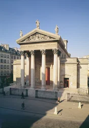 Facciata della Chiesa di Notre-Dame de Lorette