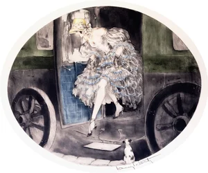 Scendendo dalla carrozza, c.1920-1930