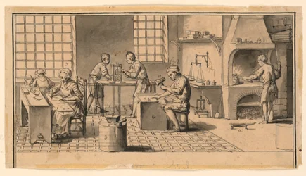 Officina di un battiloro per l