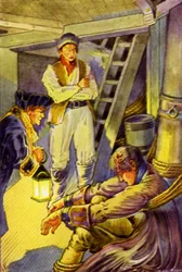 Illustrazione per Kidnapped di Robert Louis Stevenson