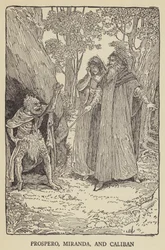 Prospero, Miranda e Caliban