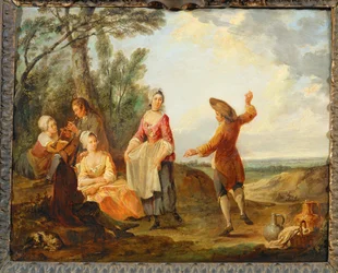 Danza rustica... (pittura su tela)
