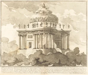 Il Tempio di Minerva, per il Festival della "Chinea"