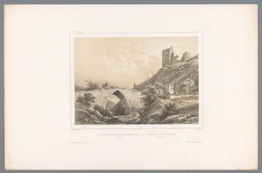 Veduta delle rovine del castello di Hammershus