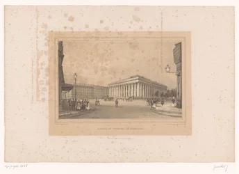 Vista sulla Borsa di Parigi