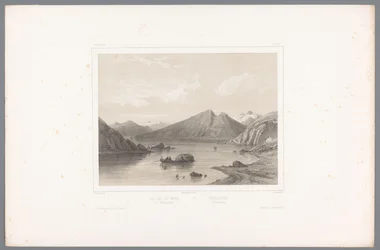 Veduta del lago Norsjø a Telemark