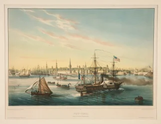 New York. Arrivo del Transatlantico.