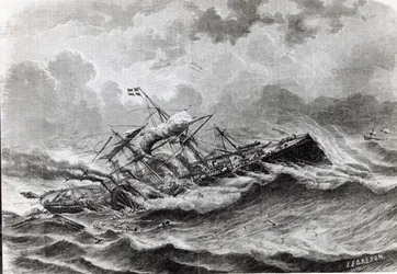 Il disastro del Great Eastern a settembre, 1861