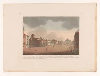 Vista su Piazza Grande a Livorno