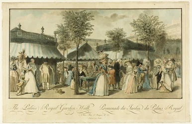 Passeggiata nel giardino del Palais Royal