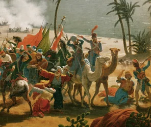 Battaglia di Aboukir (olio su tela)