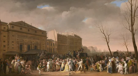 Scena di carnevale, 1832