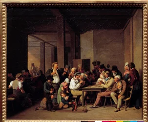 Giocatori in un cabaret