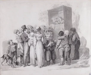 Louis-Léopold Boilly - Il povero gatto (schizzo)