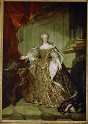 Maria Leszczynska, regina di Francia, moglie di Luigi XV, figlia di Stanislas Leszczynski, re di Polonia ...