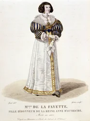 Marie-Madeleine Pioche de La Vergne, Contessa de Lafayette (Madame de la Fayette) (1634-1693), dama d