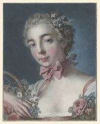 Ritratto di Marie Amélie Baudouin come Flora