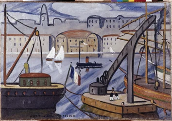 Veduta del porto di Marsiglia
